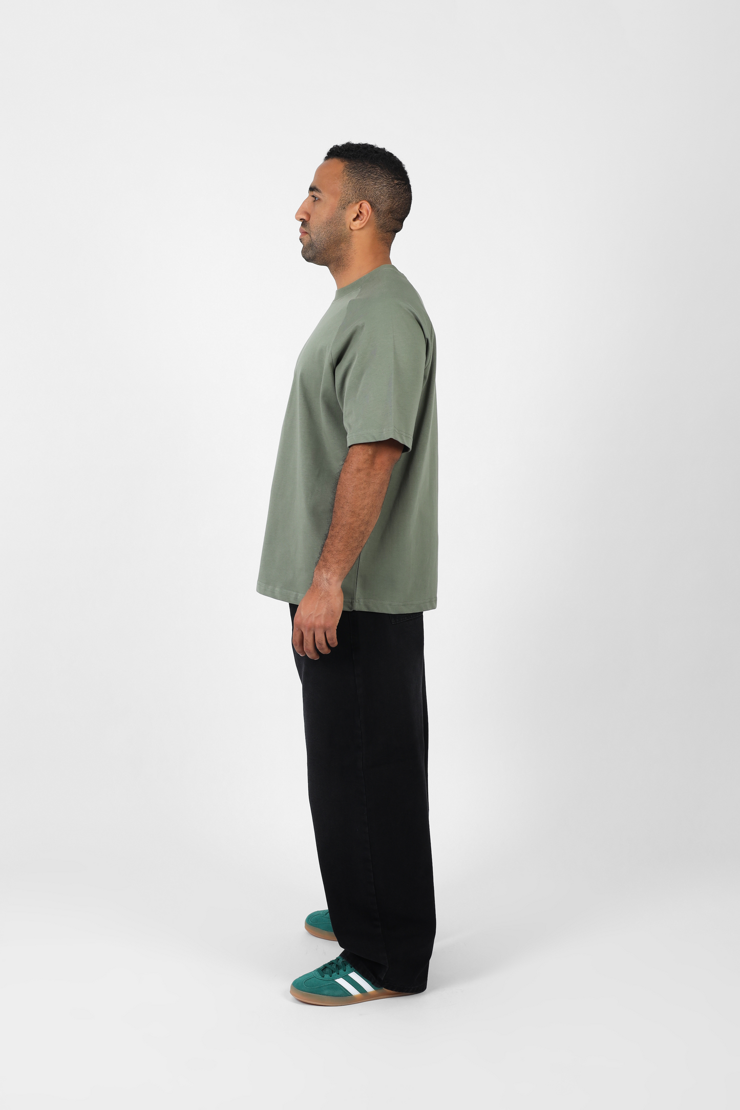 "OLIVE GREEN" - Raglan T-shirt