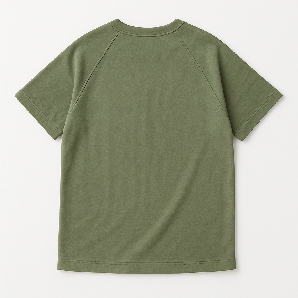 "OLIVE GREEN" - Raglan T-shirt