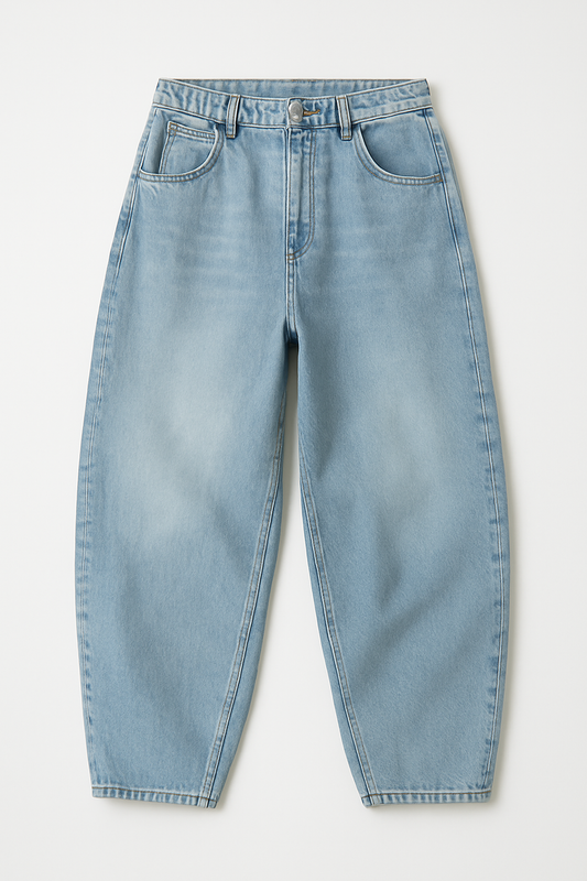 "SKY BLUE" - Balloon Fit Denim