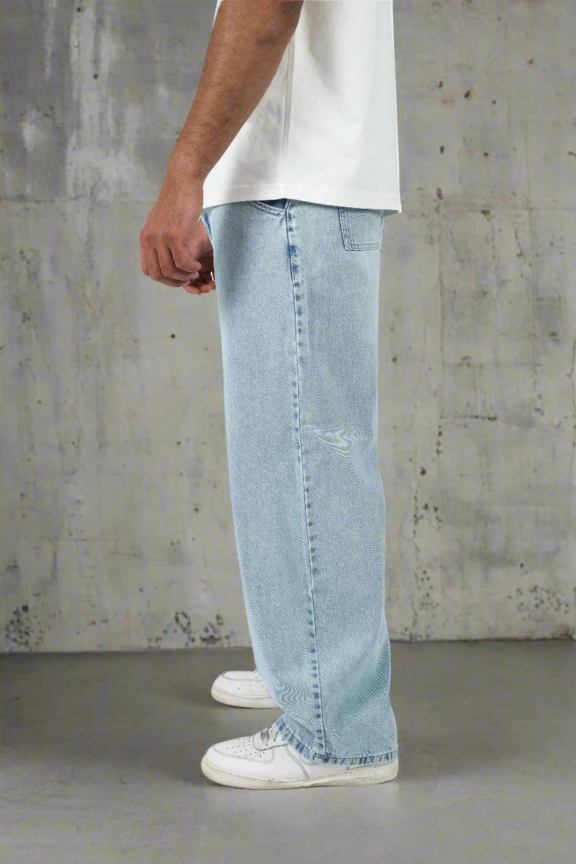 "SKY BLUE" - Balloon Fit Denim