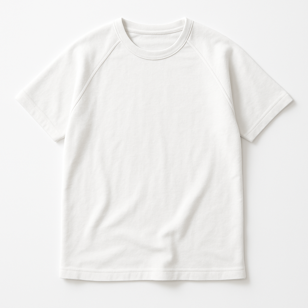 "WHITE CANVAS" - Raglan T-shirt